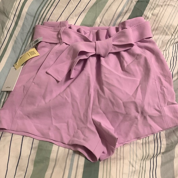 Wilfred paper bag short -size 8 -Orchid petal-new with tags - Picture 2 of 10